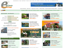 Tablet Screenshot of e-agroturystyka.pl